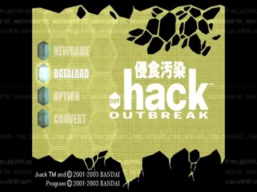 Dot Hack Part 3 - Outbreak screen shot title